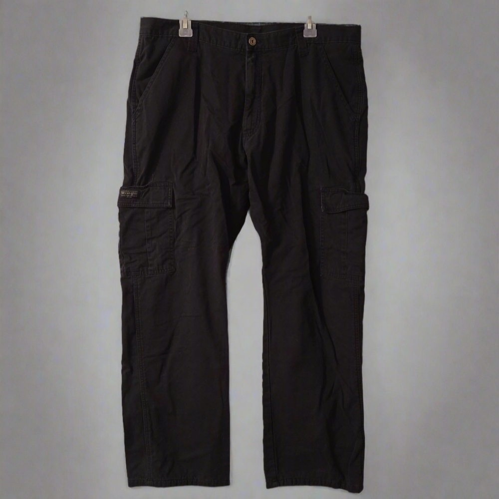 Wrangler Men's Black Relaxed Jeans